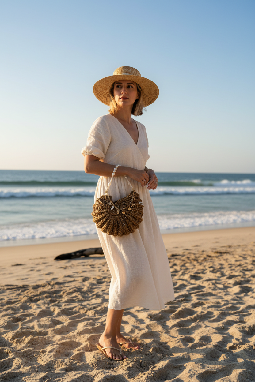 Spiral Seashell Bag